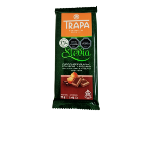 chocolate con leche y avellana 75grs trapa